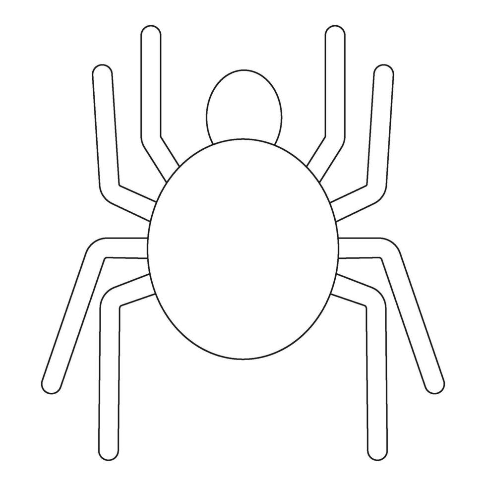 spider icon vector