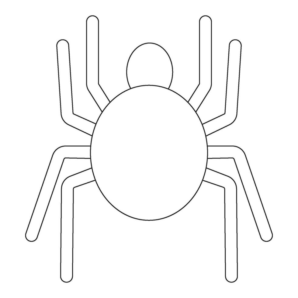 vector de icono de araña