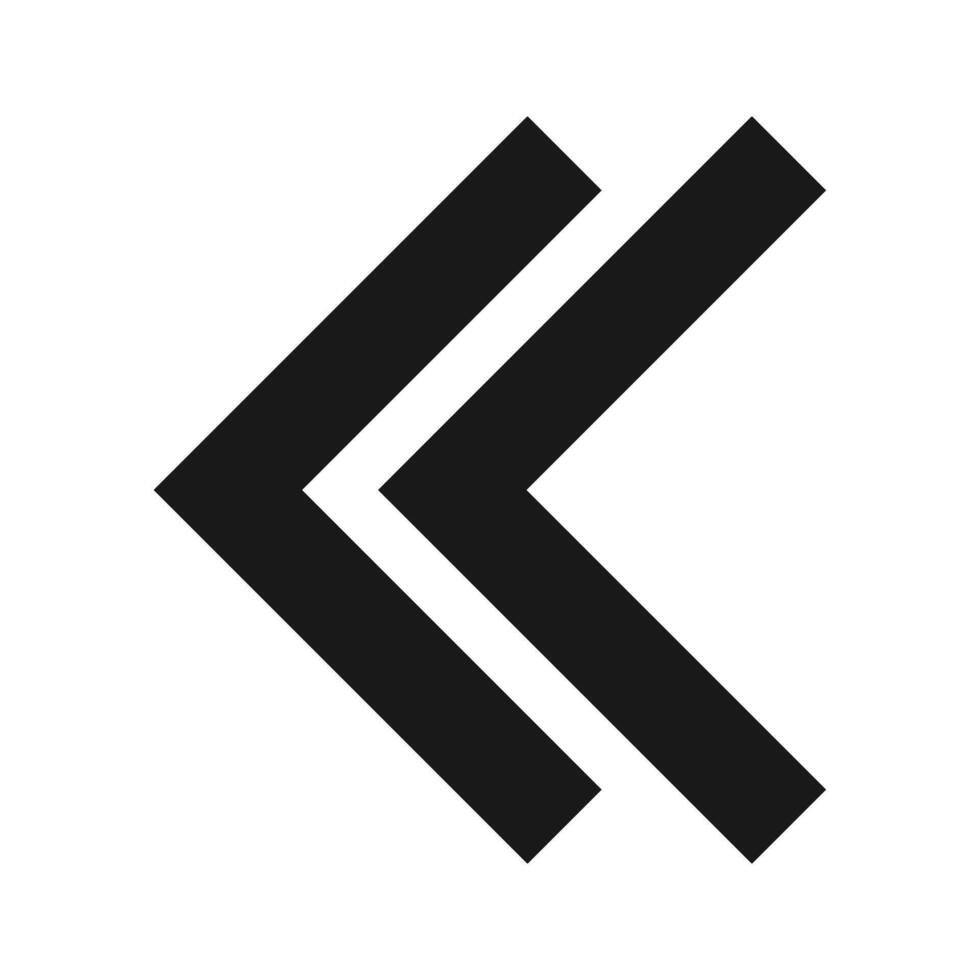 back icon vector