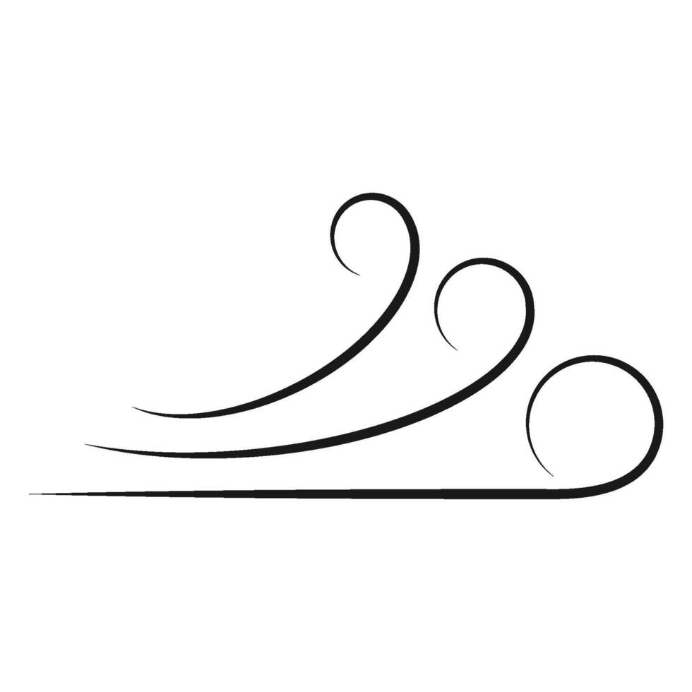 wind icon vector