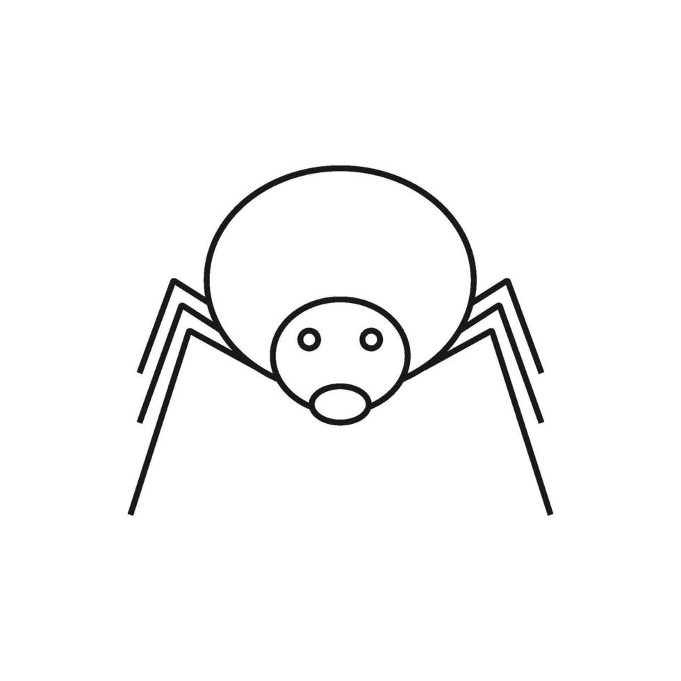 spider icon vector