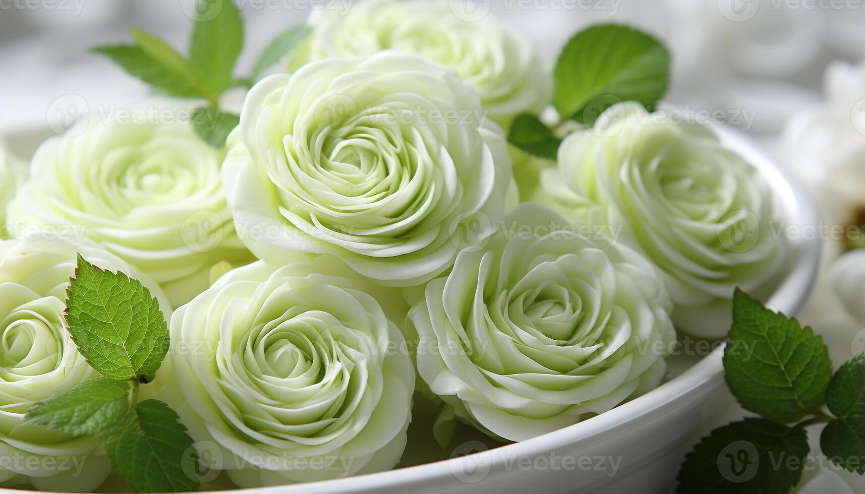 AI generated Freshness and beauty in nature a single flower fragility blossoms generated by AI photo