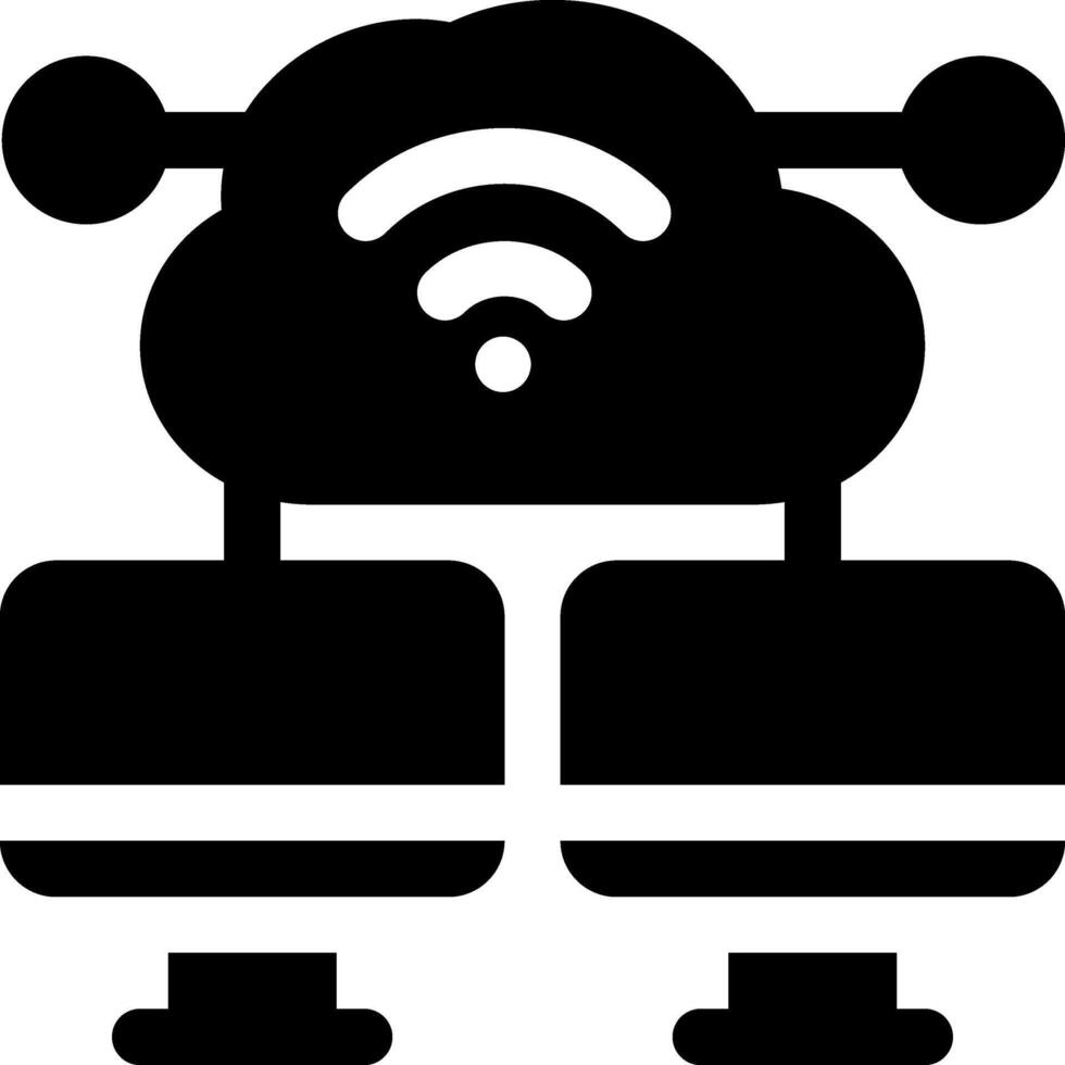 this icon or logo cloud algorithm icon or other where the result of technological sophistication in storing information and others or design application software vector