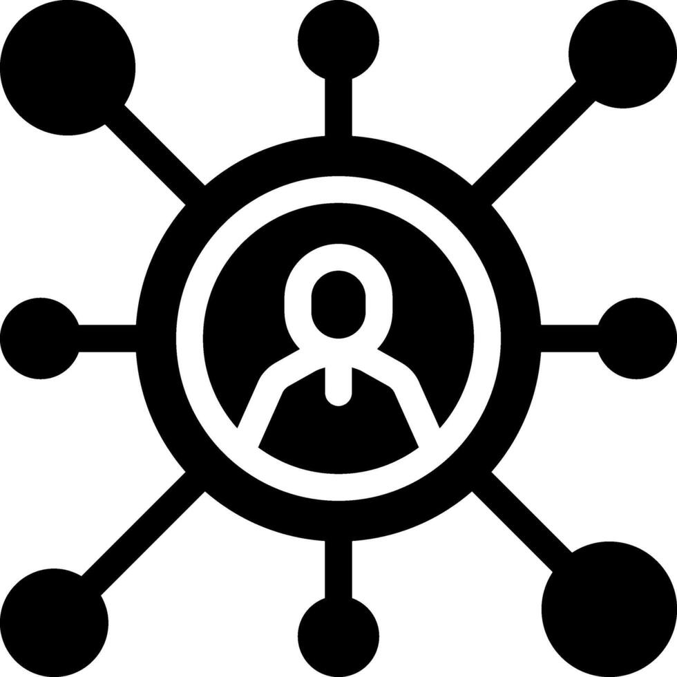 this icon or logo community manager icon or other where miscellaneous things that exist at managers' meetings to discuss something and others or design application software vector