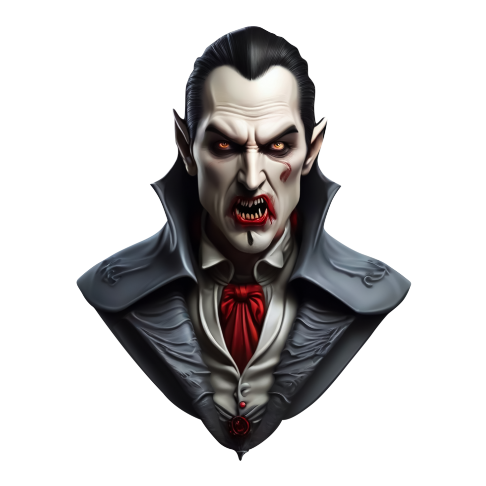 AI generated dracula vampire png