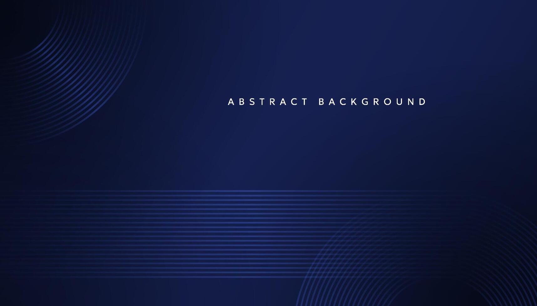 Dark blue abstract background with premium line pattern elements vector