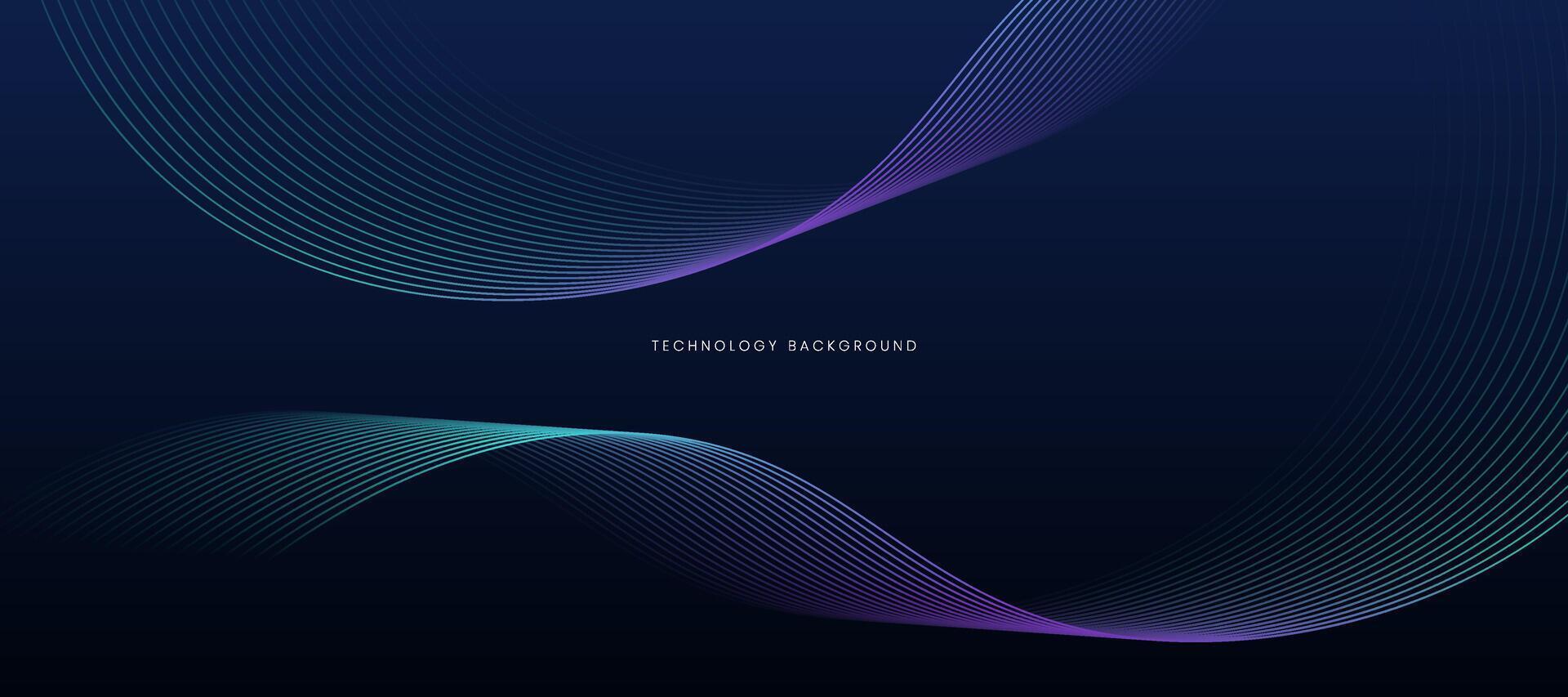 abstract technology particles lines background vector