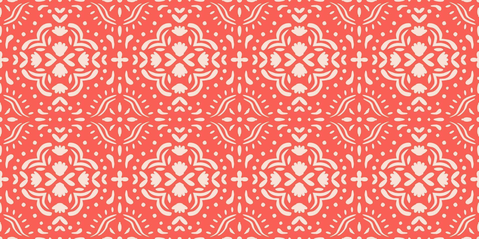 Ethnic abstract tile art. Seamless pattern in tribal, folk background. Aztec geometric art ornament print. Design for carpet, wallpaper, clothing, wrapping, fabric, cover, textile. vector