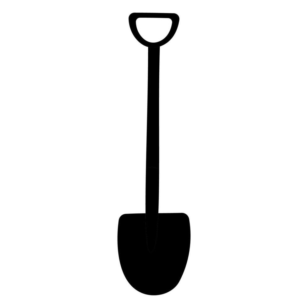 garden tool set care black icon element vector