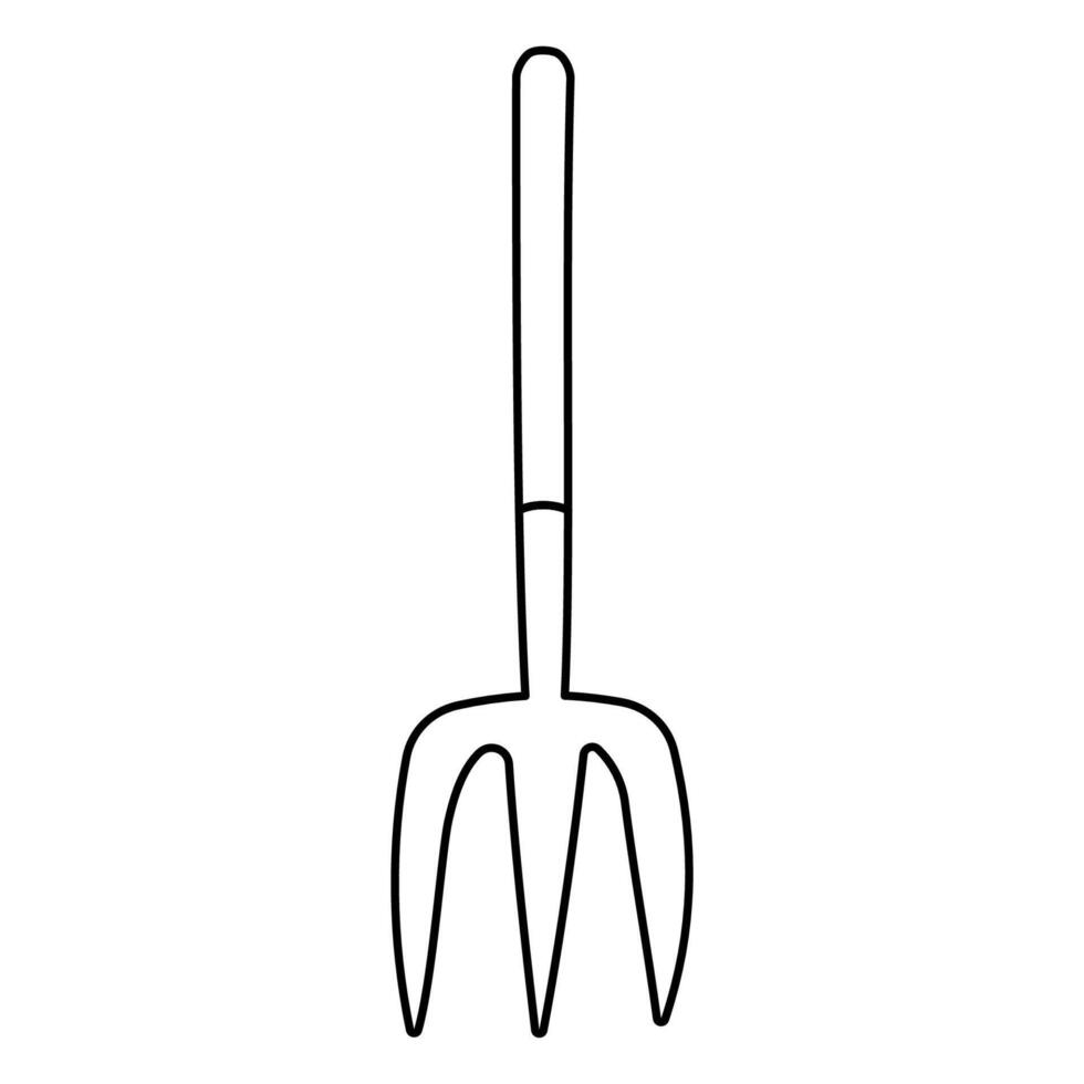 garden tool set care line icon element vector