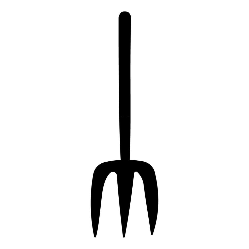 garden tool set care black icon element vector