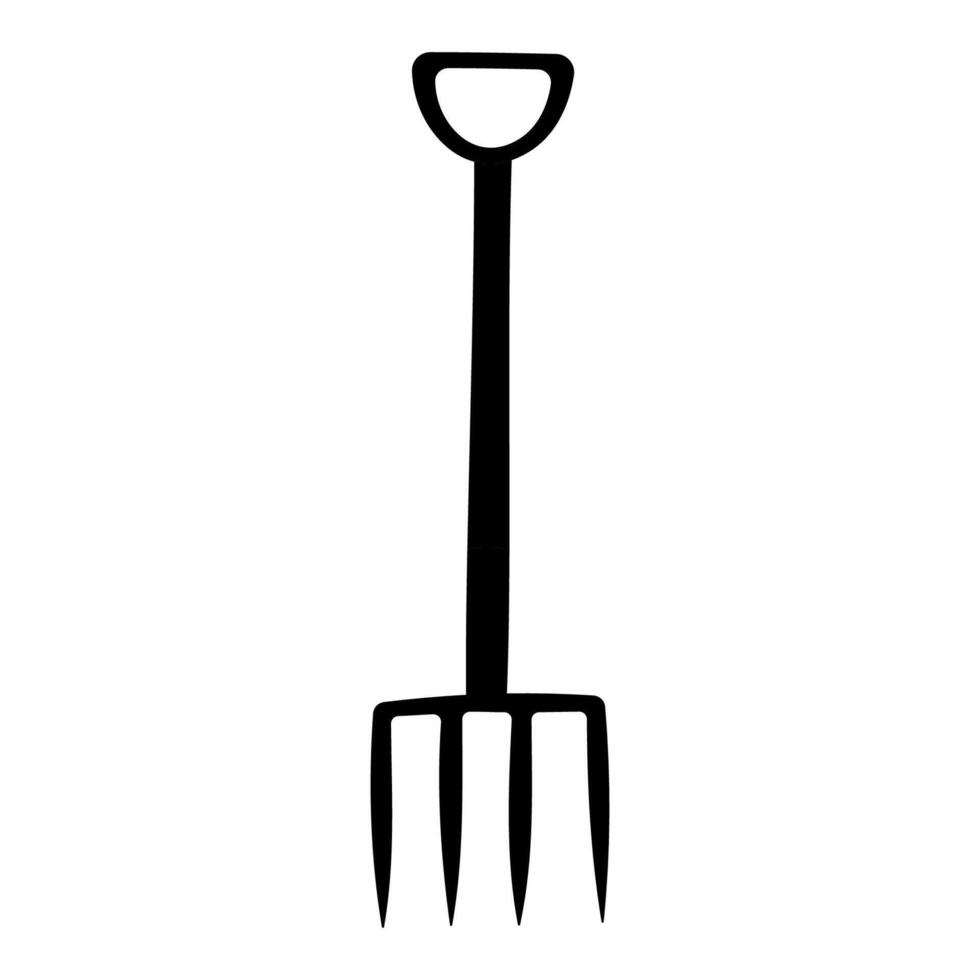 garden tool set care black icon element vector