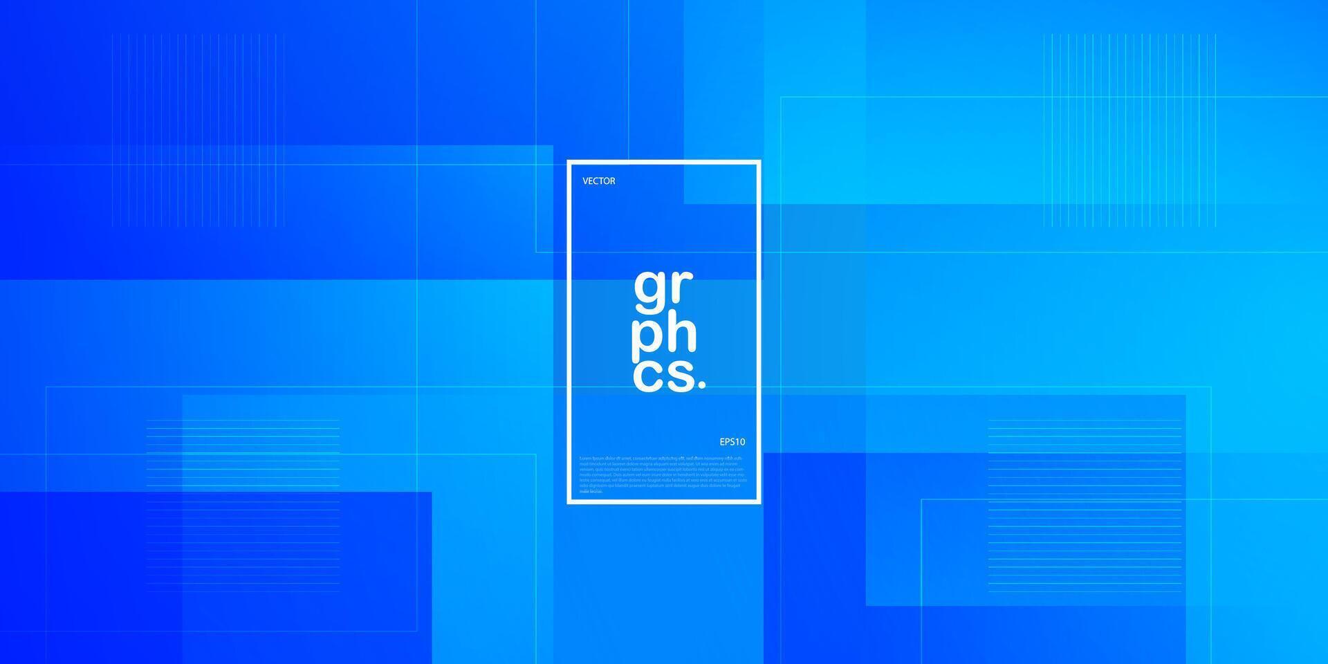 Colorful blue vector background with square design. Shadow decorative design in simple style with lines. Best design for your ad, poster, banner. Eps10 vector