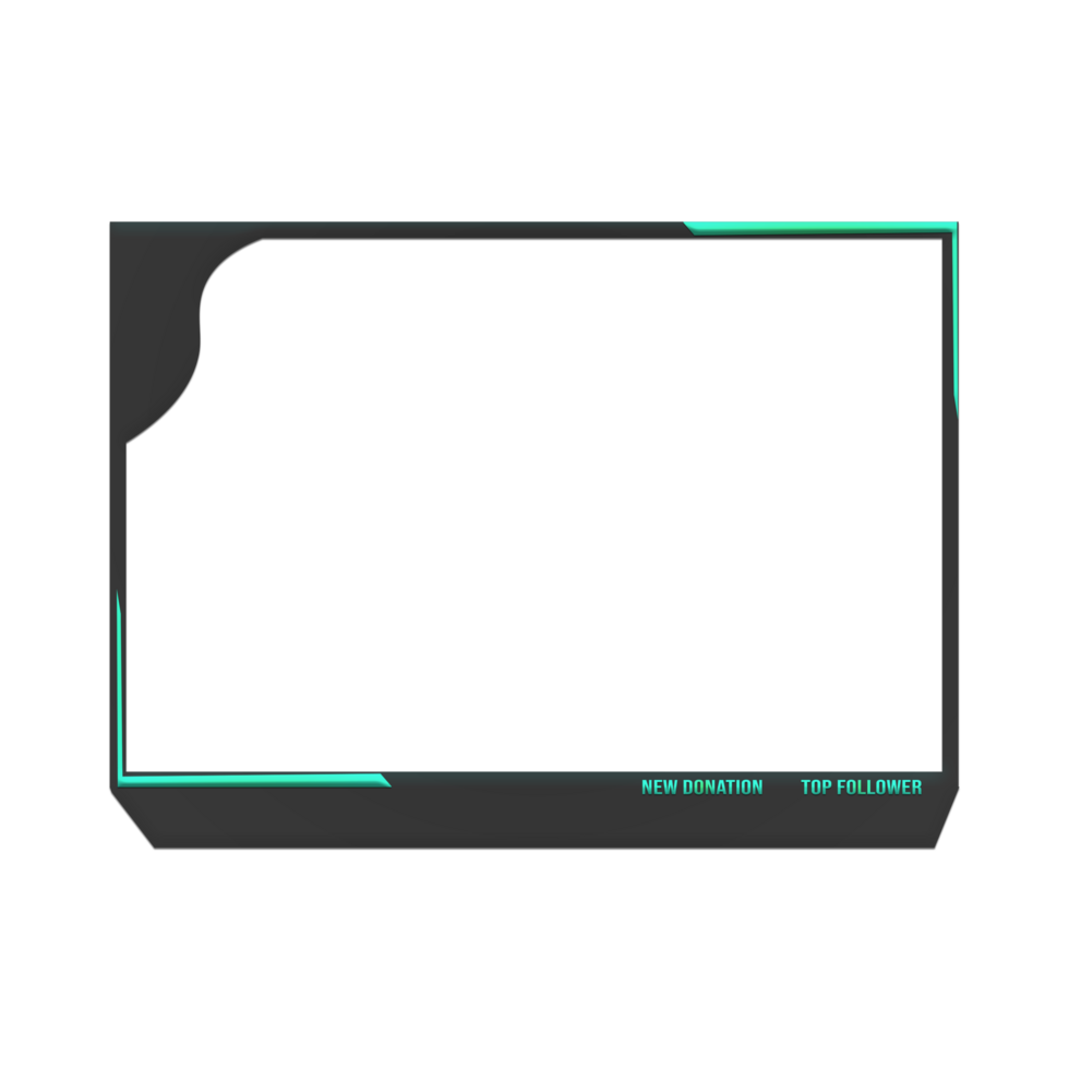 Live Gaming Stream Border Design png