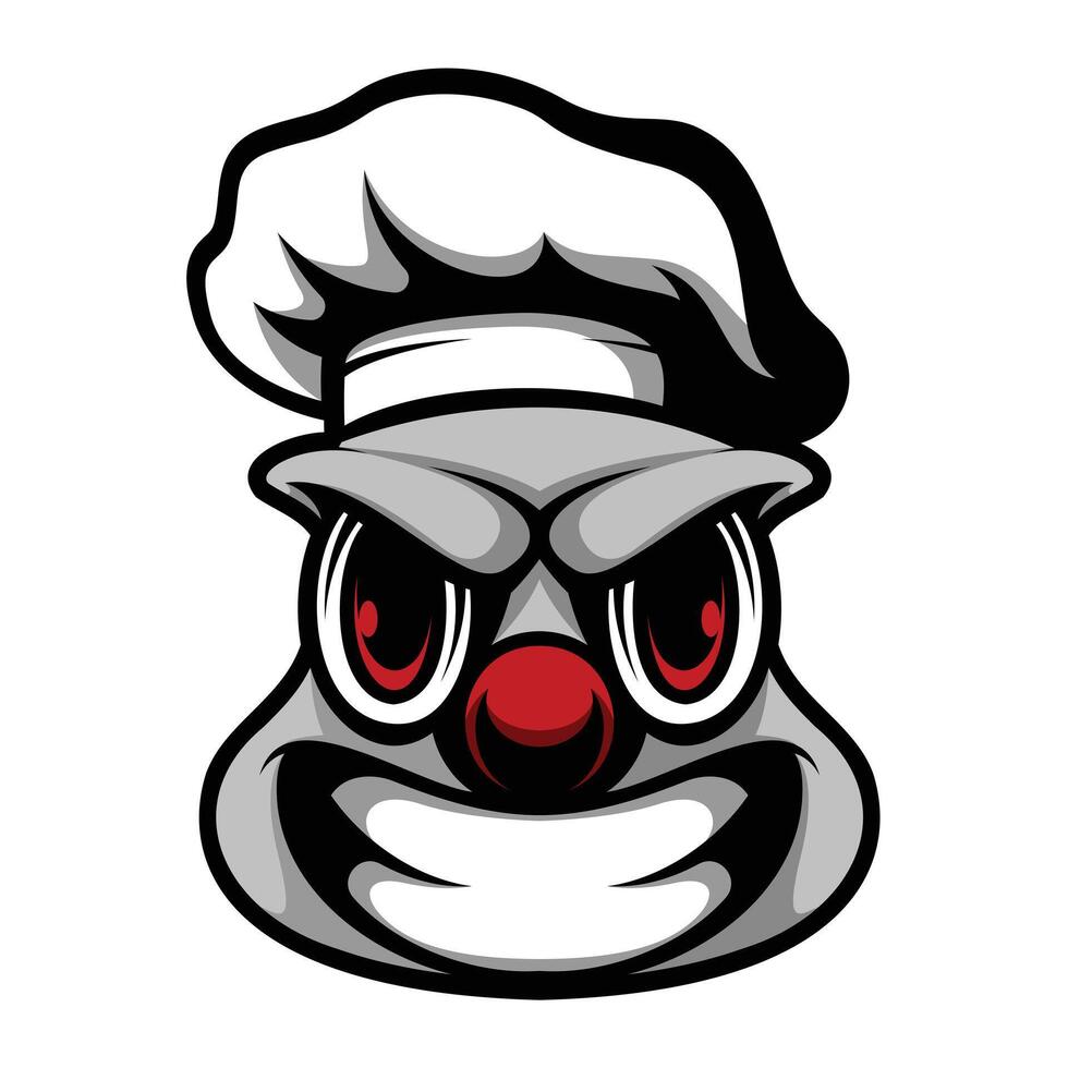 Clown Chef Design vector