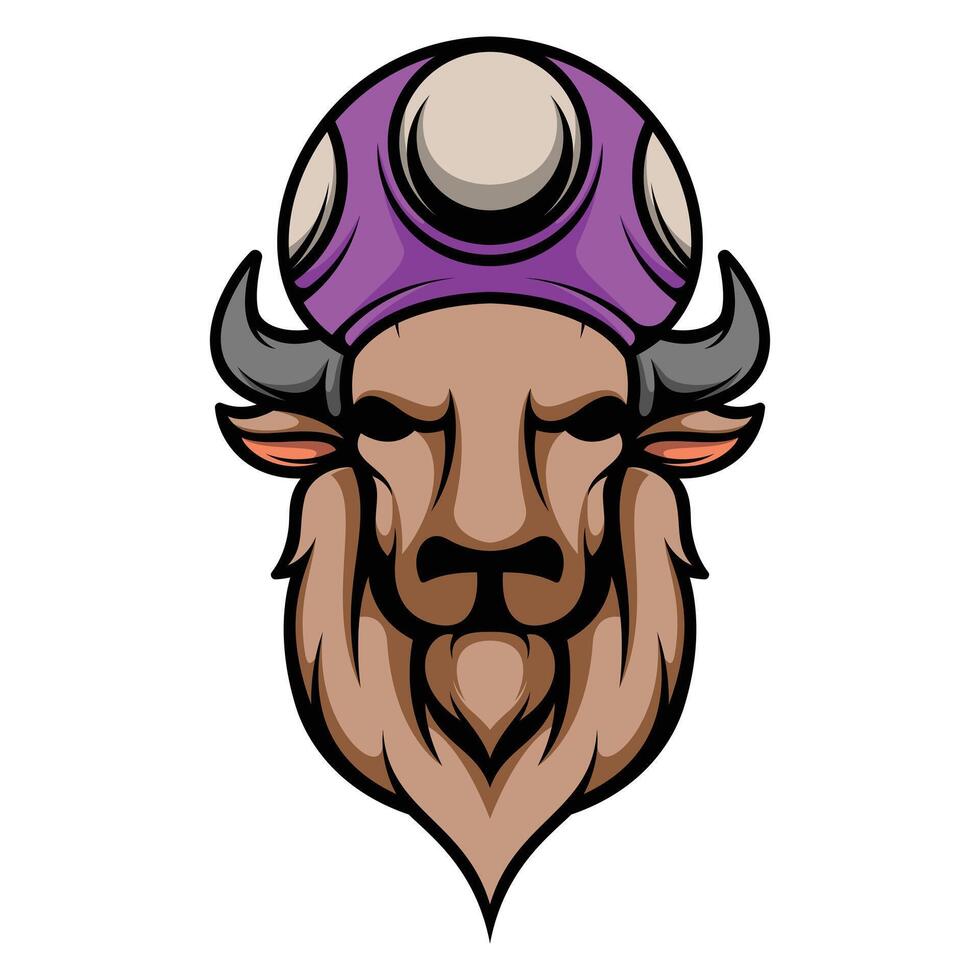 Buffalo Mushroom Hat vector