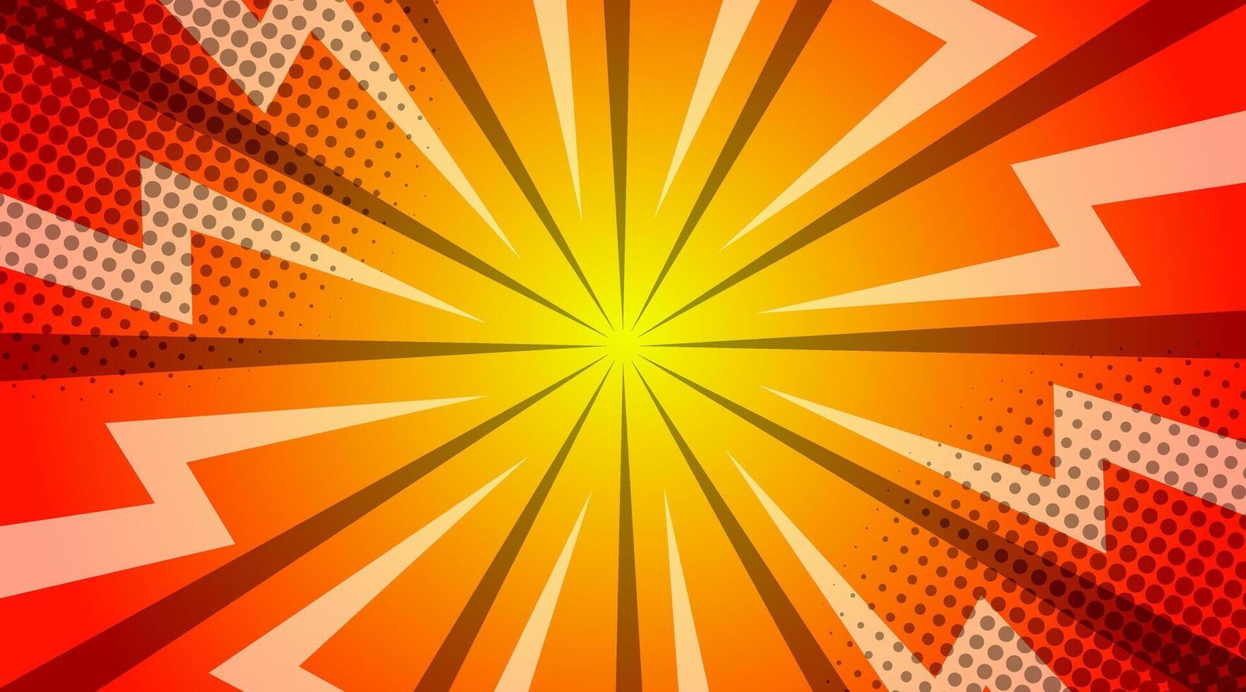 Pop art comic background. Cartoon Vector Illustration