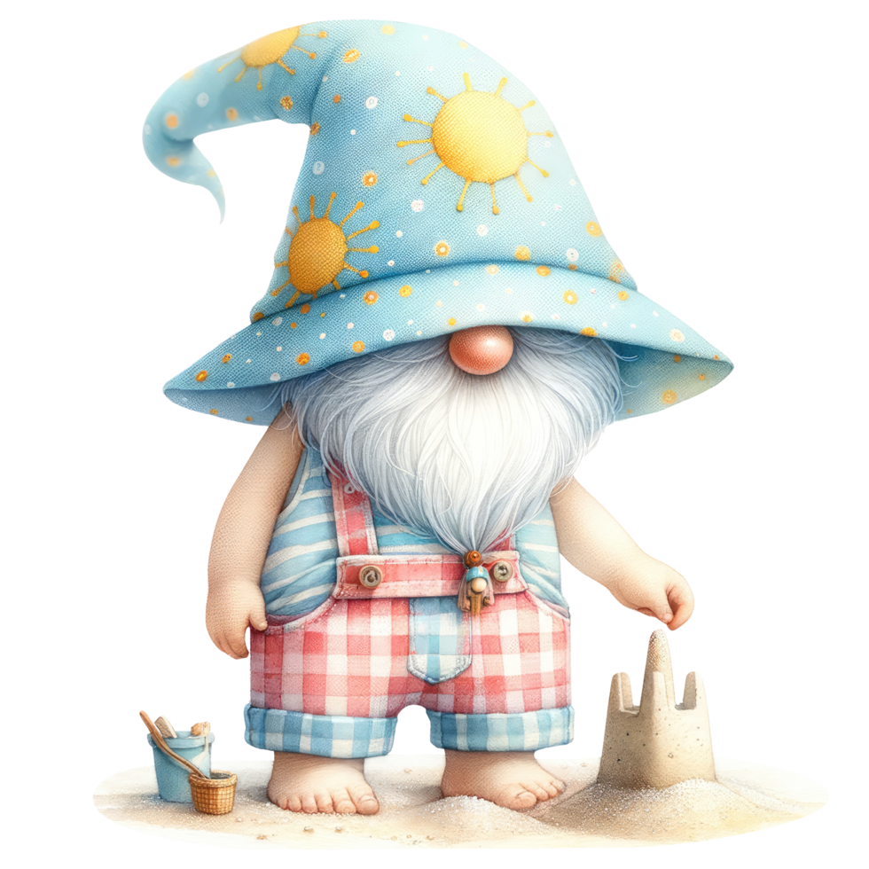AI generated Summer Gnome Theme. png