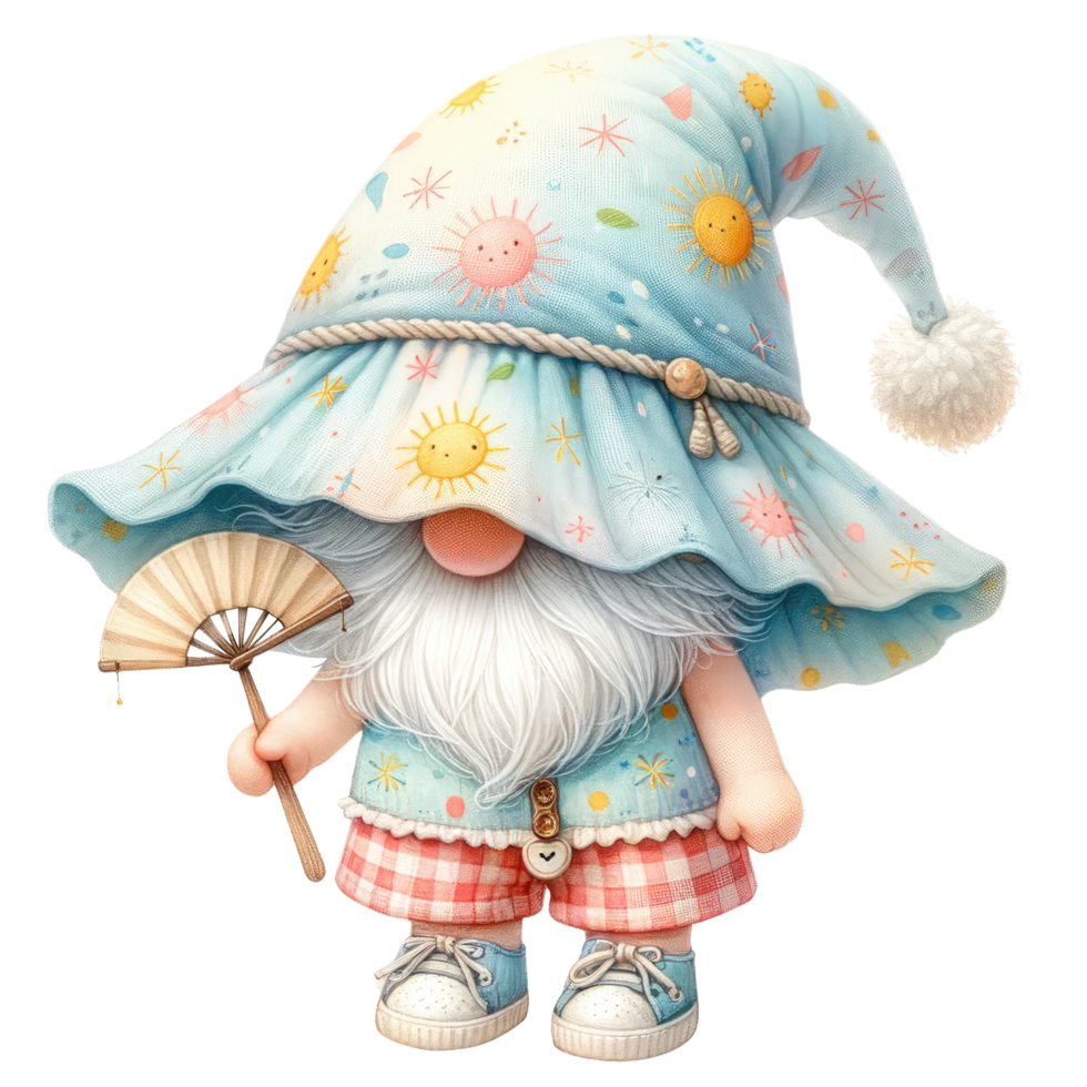 AI generated Summer Gnome Theme. png