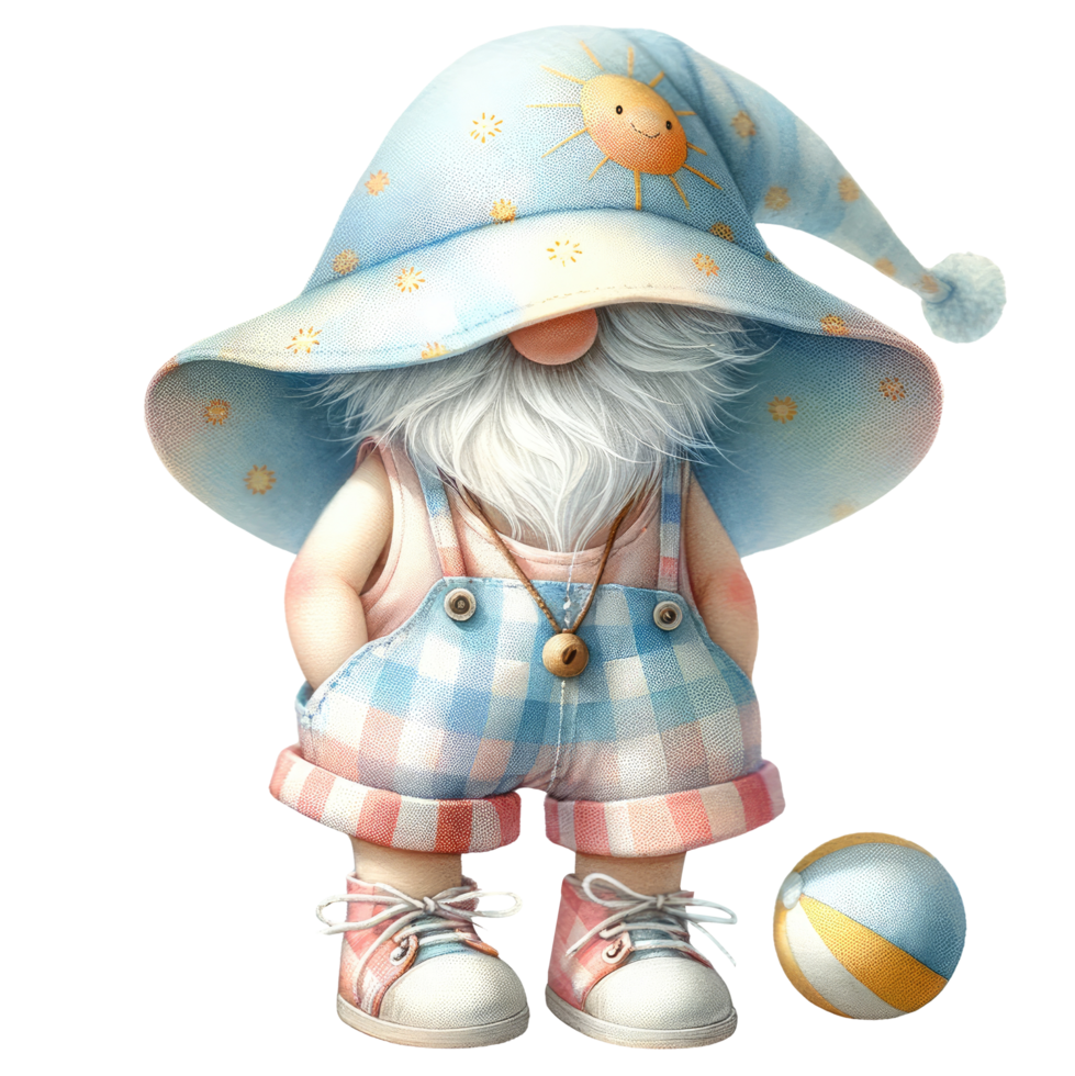 AI generated Summer Gnome Theme. png