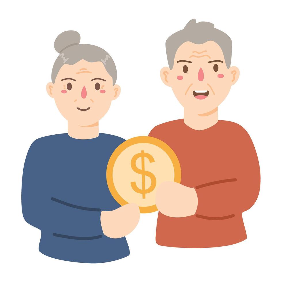 growing investment wealth profit growth vector