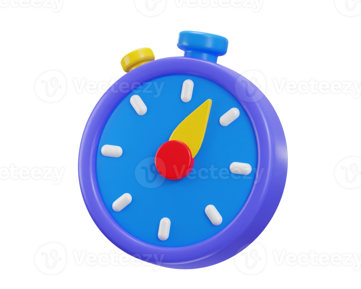 3d stopwatch timer icon png