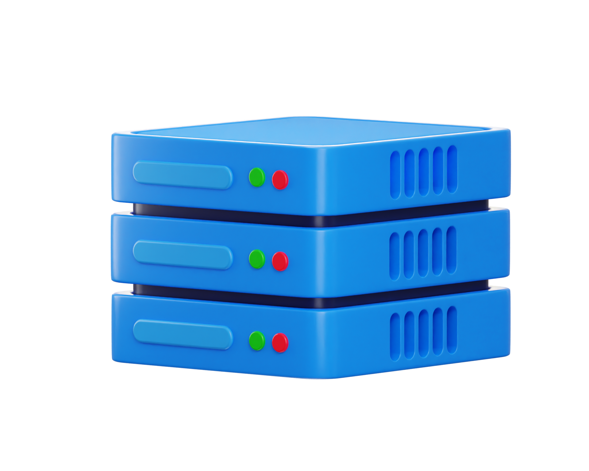 Database server icon 3d rendering illustration 39660994 png
