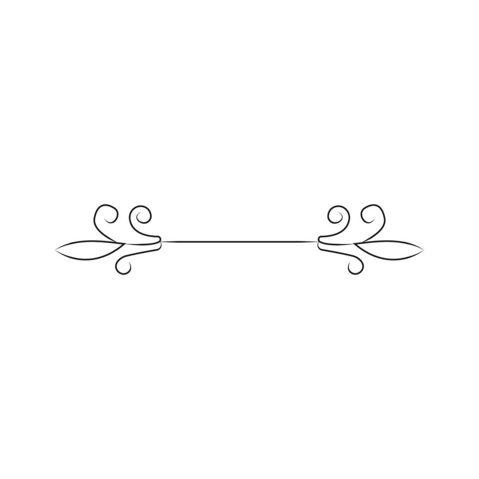 Single Border Design element Vector design