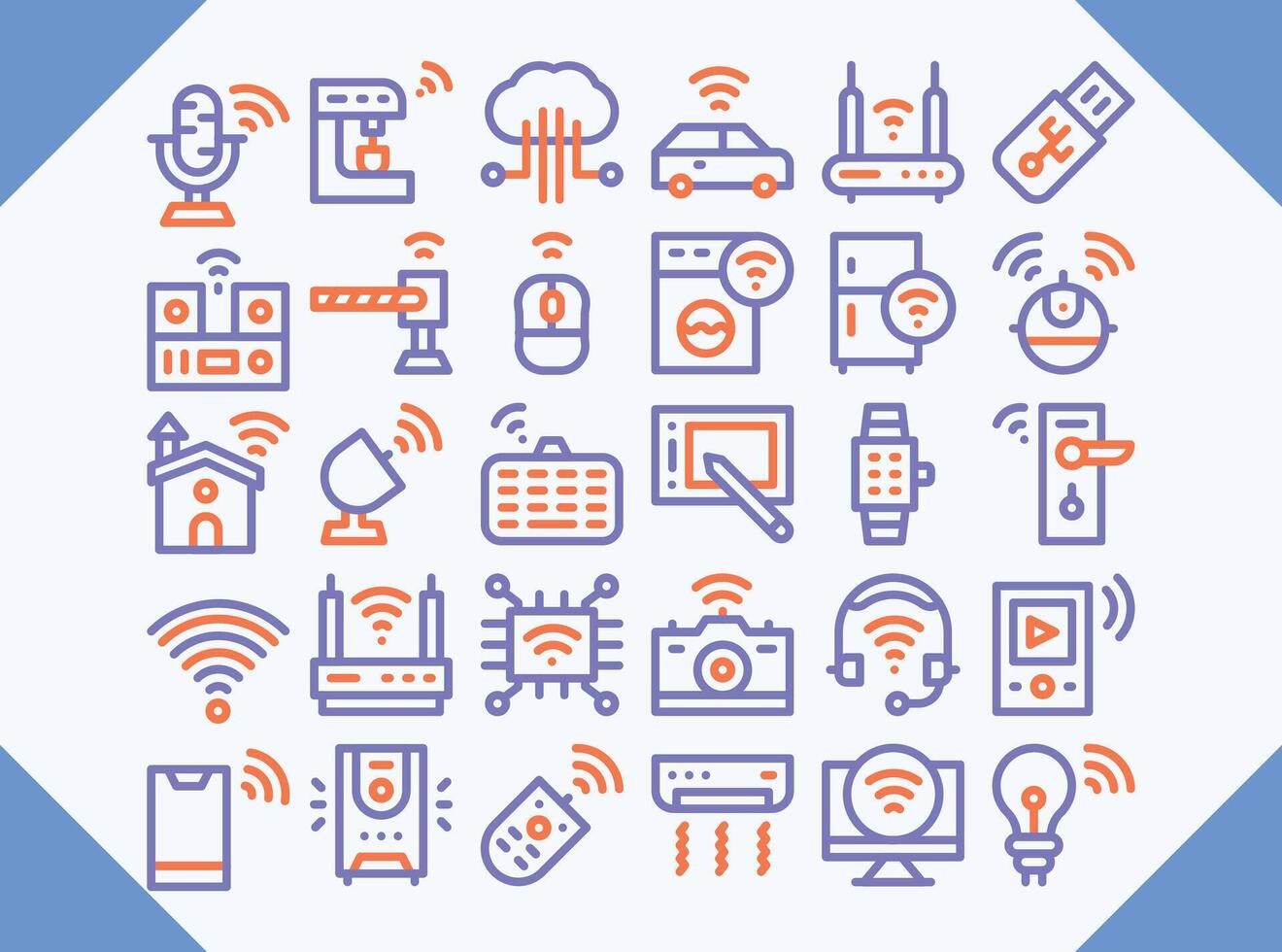 internet thinking line icon design vector