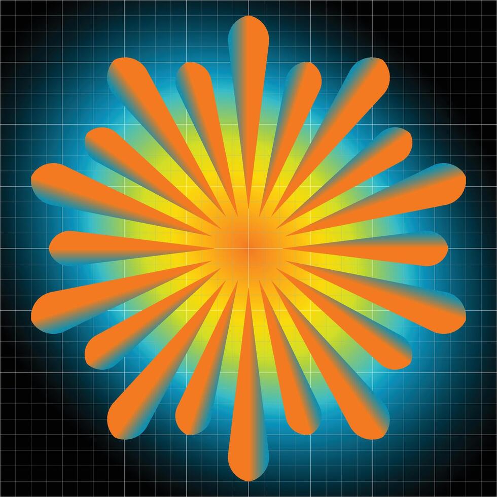 Abstract Illustration Color Gradient Background. vector