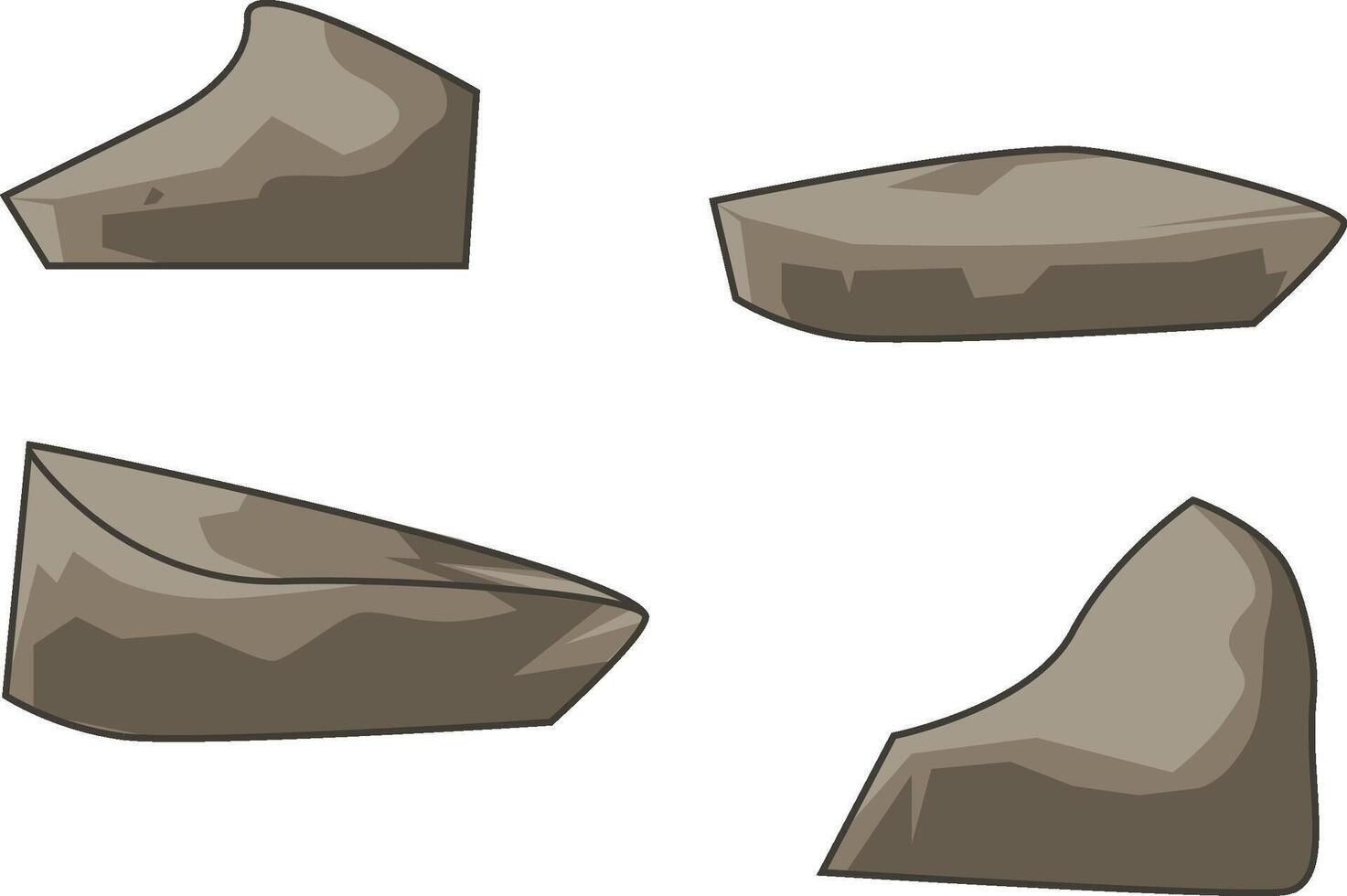Set of stones vector