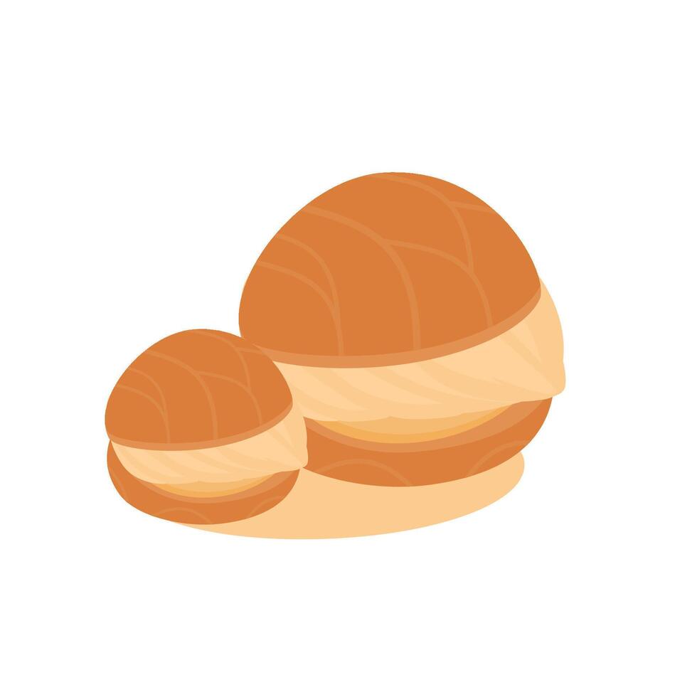 Cream Puff illustration vector