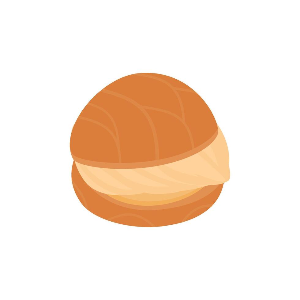 Cream Puff illustration vector