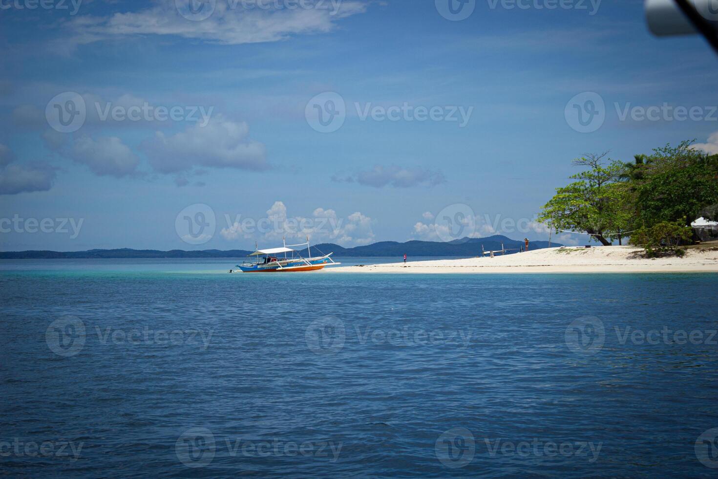 Paradise beach in Philippines photo