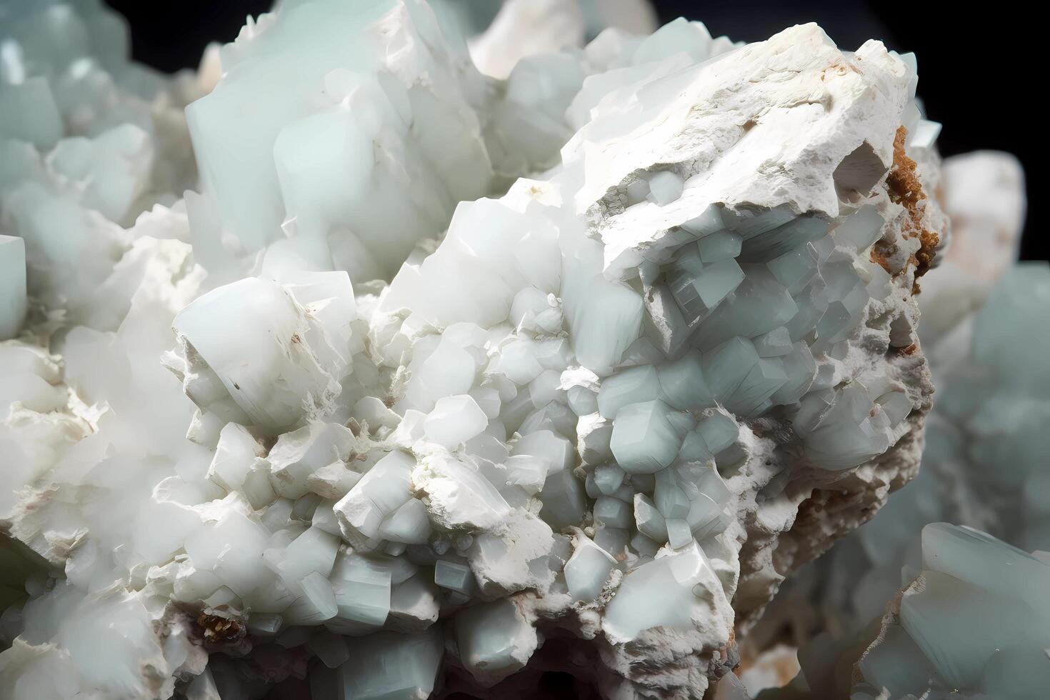 AI generated Dolomite - Found in USA, China, Spain - Calcium magnesium carbonate mineral used in construction and as a source of magnesium photo