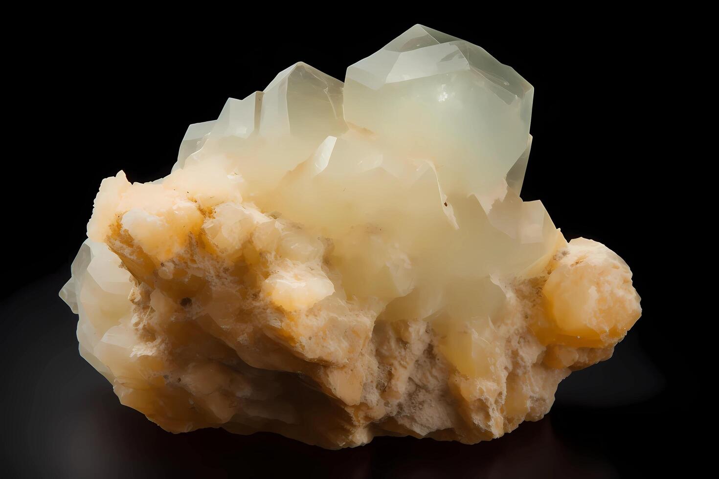 AI generated Calcite - Found globally - Common mineral found in sedimentary rocks, used in construction and medicine photo