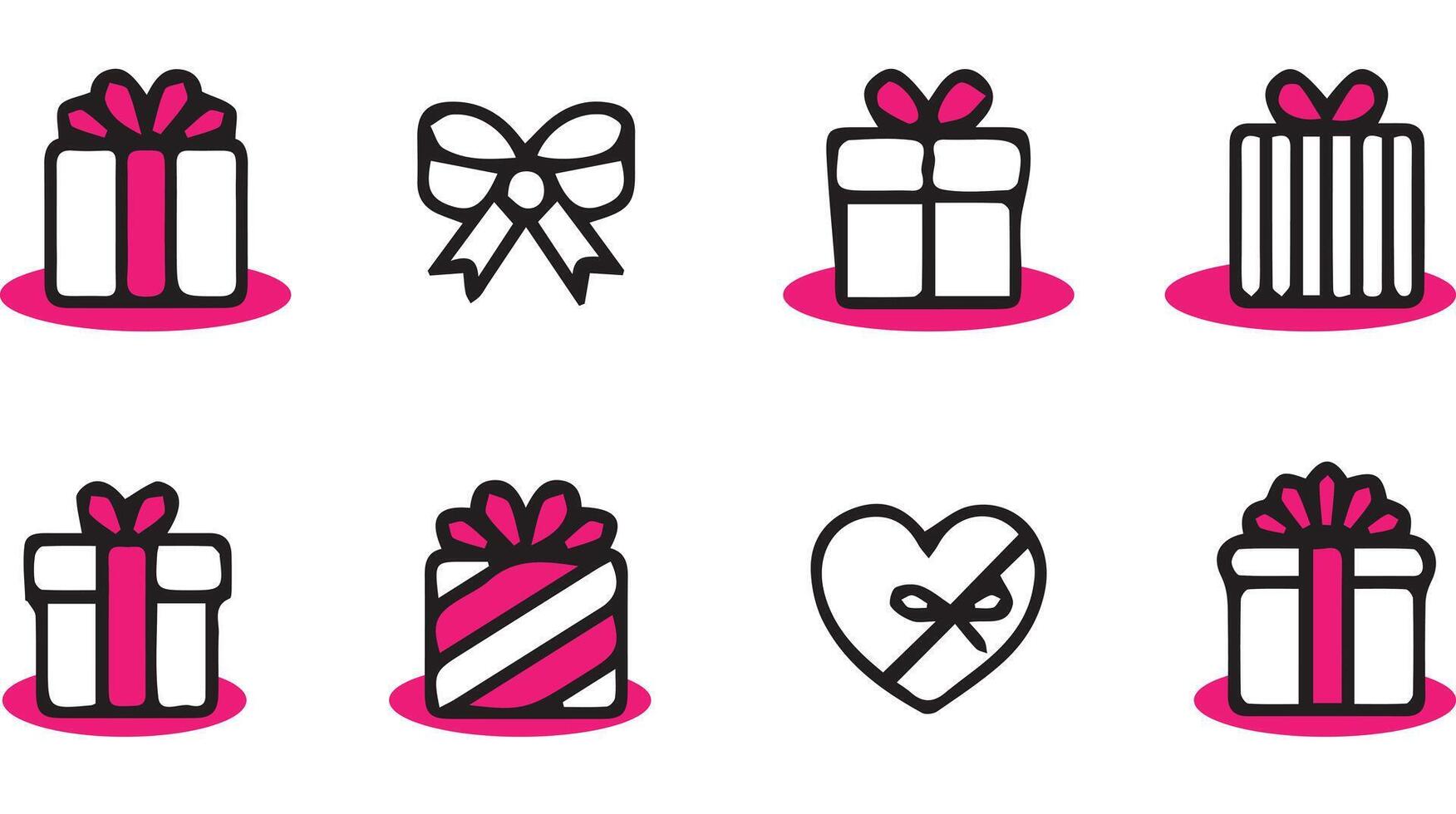 valentines day and love vector icons