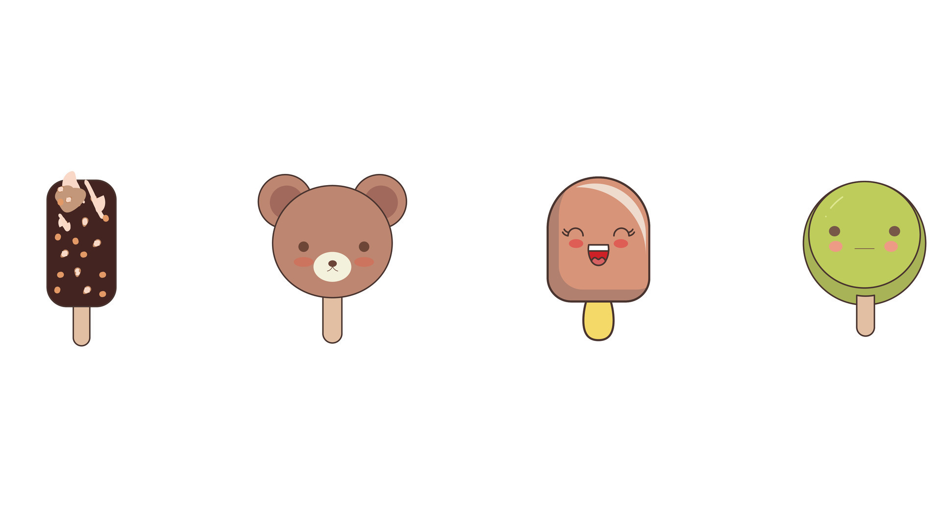 IceCream and sweets vector icon set 39663515 Vector Art at Vecteezy