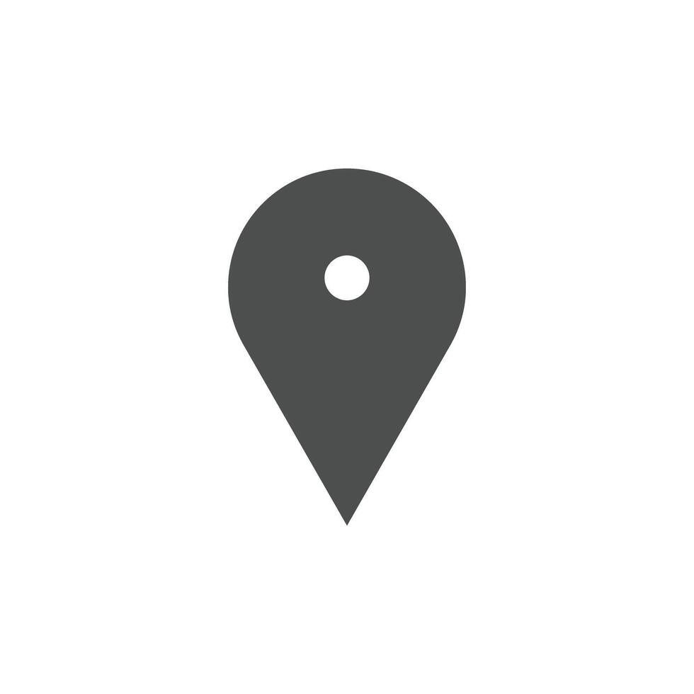 Location marker pin vector