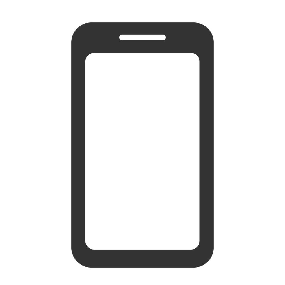 Smartphone flat icon for websites vector