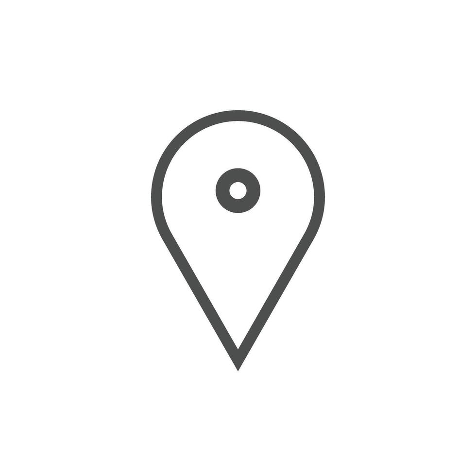 Location marker pin icon vector