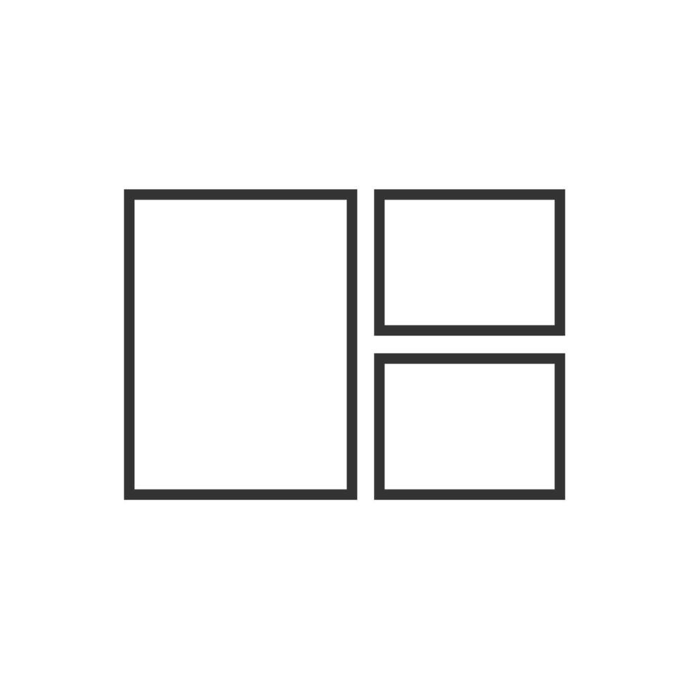 Logo design window icon vector