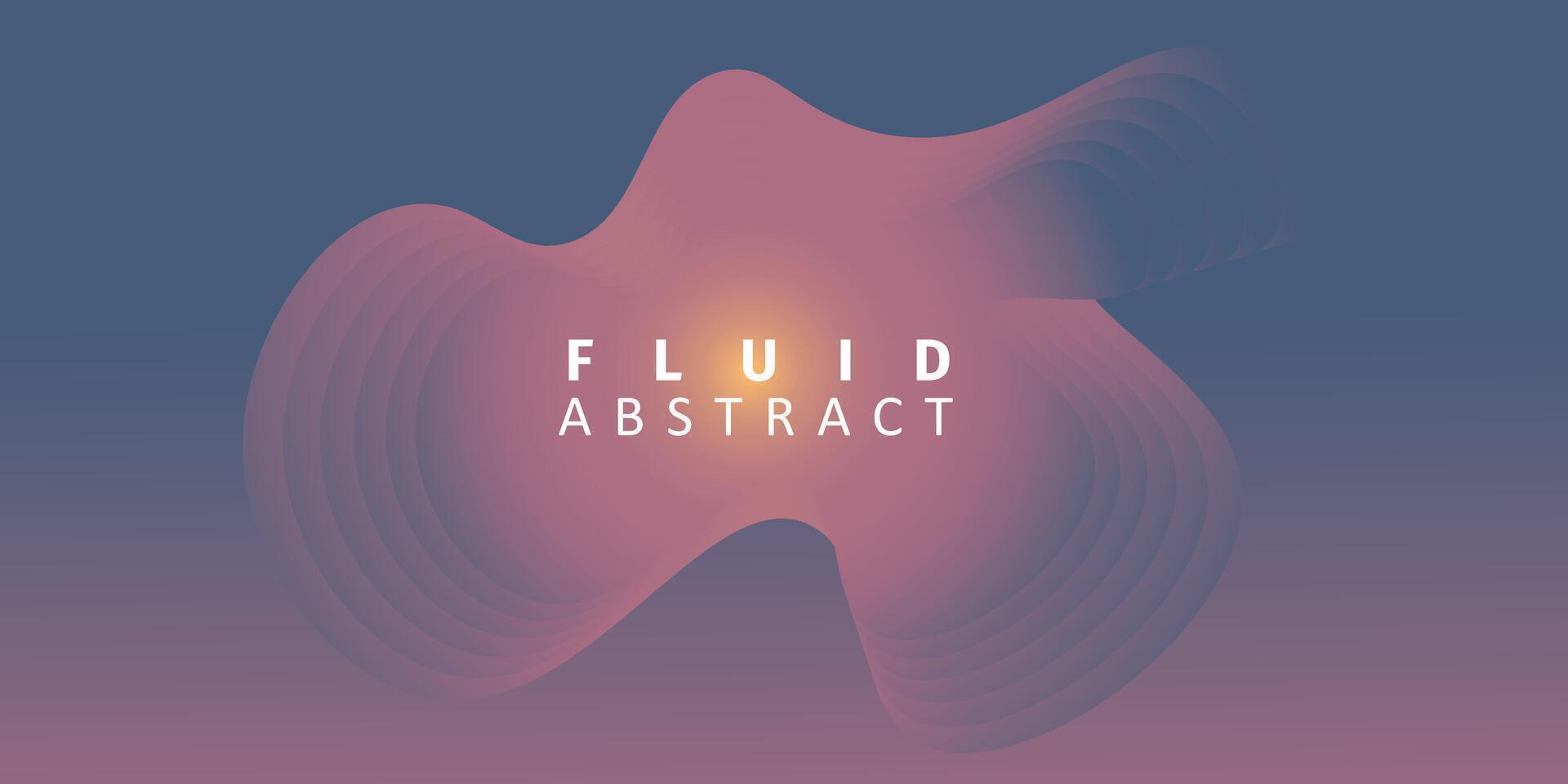 abstract dynamic gradient wave flow background design illustration for banner, presentation, card, poster vector