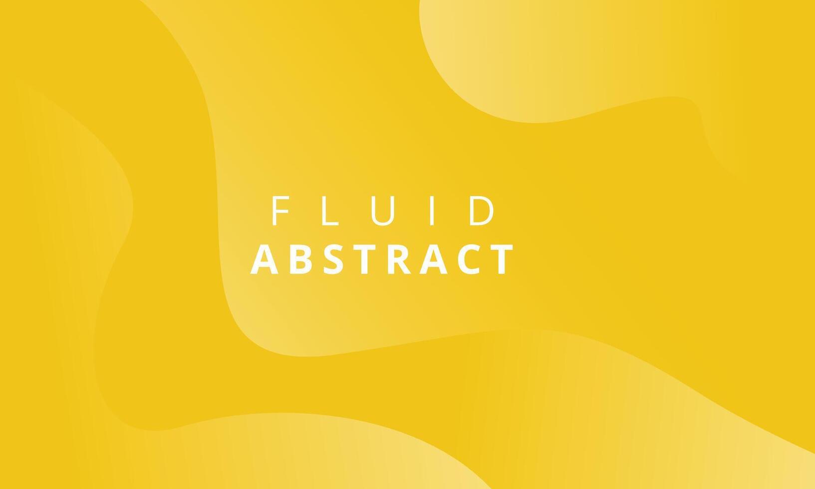 fondo fluido amarillo abstracto vector