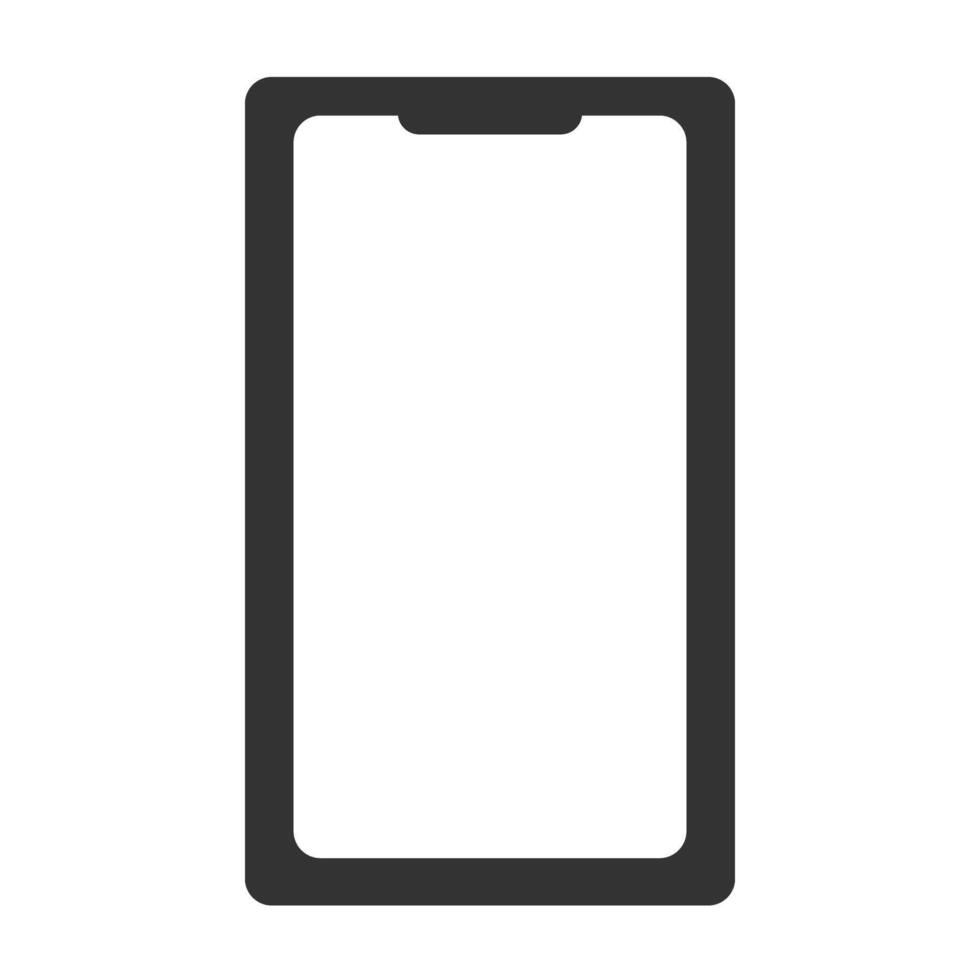Smartphone flat icon vector