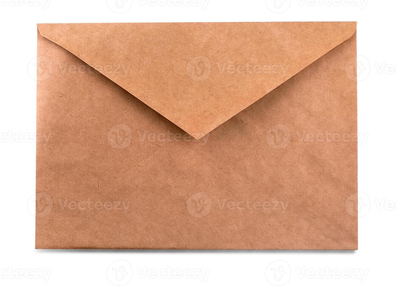 The Paper envelope isolated on the white background with clipping path photo