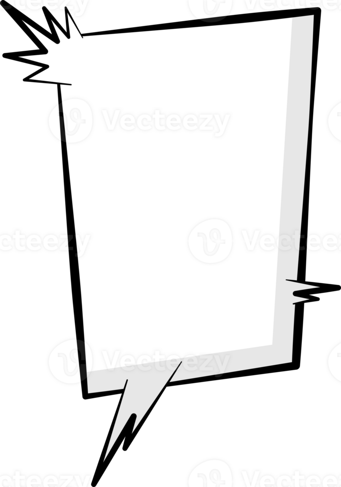Black and white color speech bubble balloon, icon sticker memo keyword planner text box banner, flat png transparent element design
