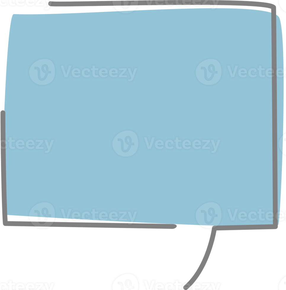 speech bubble balloon icon sticker memo keyword planner text box banner, flat png transparent element design