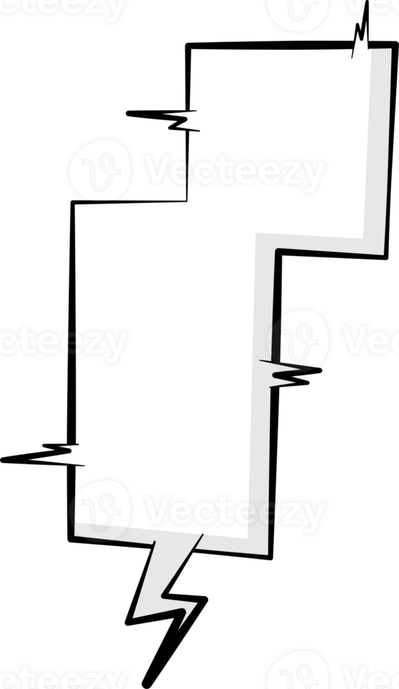 Black and white color speech bubble balloon, icon sticker memo keyword planner text box banner, flat png transparent element design