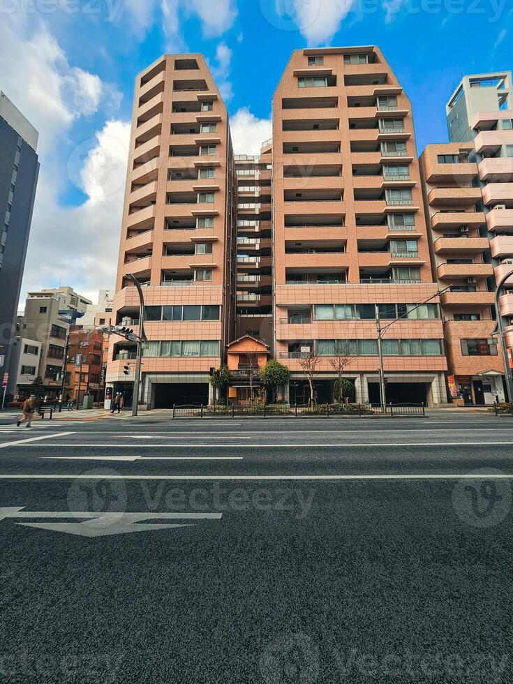Street In Tokyo Without Car Traffic photo